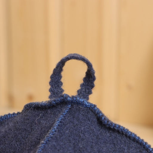 Шапка для бани из овчины, синий - Simaland фото 2