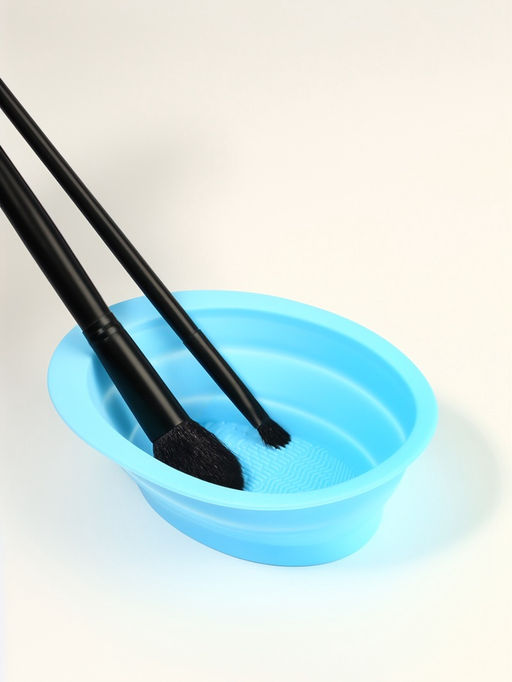 Ванночка - коврик для очистки кистей, 15×11 см, МИКС