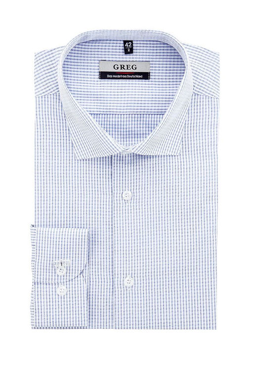 Сорочка мужская длинный рукав GREG 125/199/1236/Z  фото 2