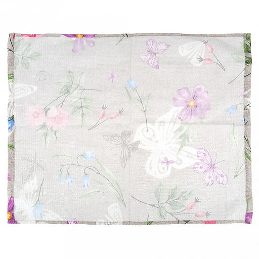 Салфетка хозяйственная 50х60см "Лето", вафельное полотно, хлопок 100%, плотность 245г/м2, без упаковки, "Домашняя мода" (Россия)