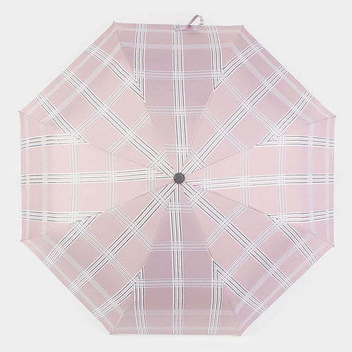 Зонт механический Линии, эпонж, 3 сложения, 8 спиц, R = 47 см, цвет МИКС - Simaland фото 3