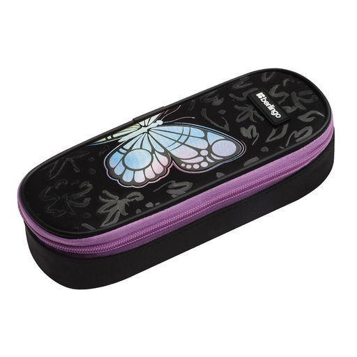 Пенал корпусный 1 отд. Berlingo "Butterfly effect", 220*90*45 (PF-EX-1109) полиэстер