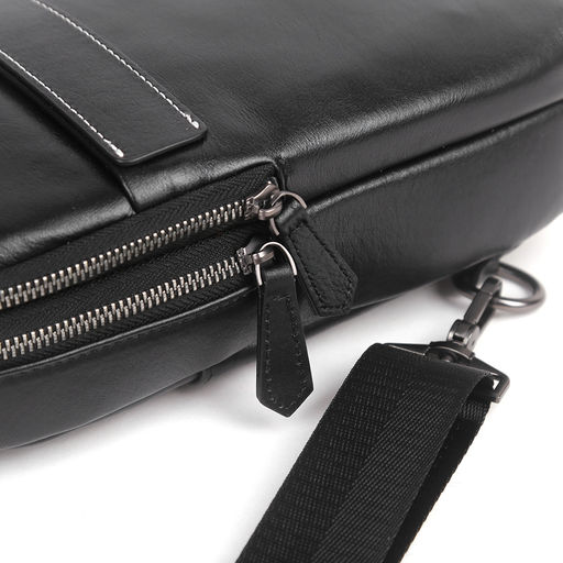 Мужская сумка, кожа, MIRONPAN 226315 Черный  фото 4