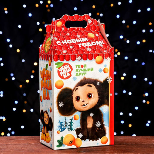 Подарочная коробка Чебурашка, 20,3 х 12,3 х 41 см