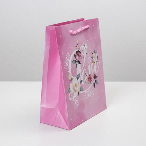 Пакет ламинированный Love, MS 18 х 23 х 8 см - Доступные радости фото 2