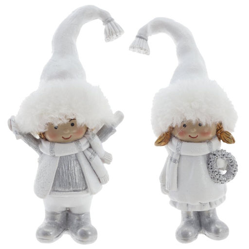 Фигурка декоративная "Дети", L6 W5 H13 см, 2в.