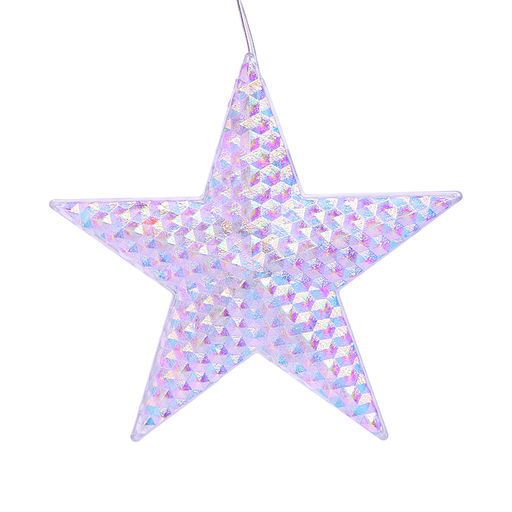 Электрогирлянда со звездами, цветная