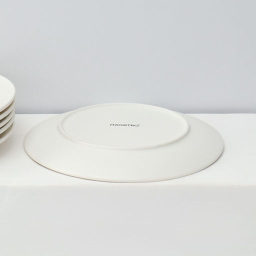Десертные тарелки Magistro Lofty, d=20 см, набор 6 шт., фарфор, белые фото 4
