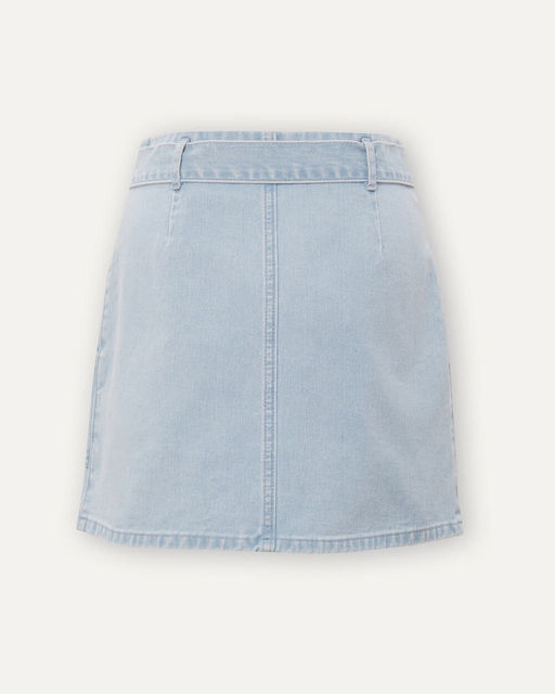 Джинсовая мини-юбка А-силуэта - Incity фото 4