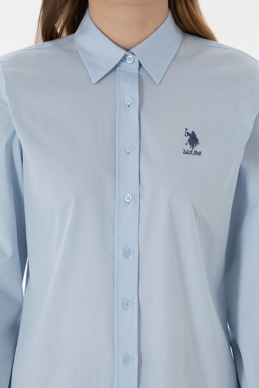 Kad_n A__k Mavi Uzun Kollu Basic G_mlek Sepette S_rpriz _ndirim - U.s. polo assn фото 6