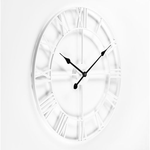 Часы настенные, серия: Лофт, плавный ход, d-60 см, белые