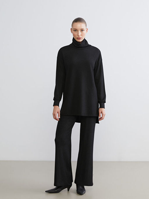 Bal?k?? Yaka Oversize Kad?n Tunik