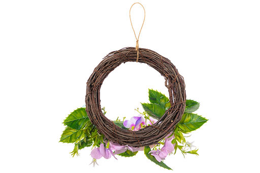 Пасхальное украшение венок 24*24*6,5 см "Нежность"