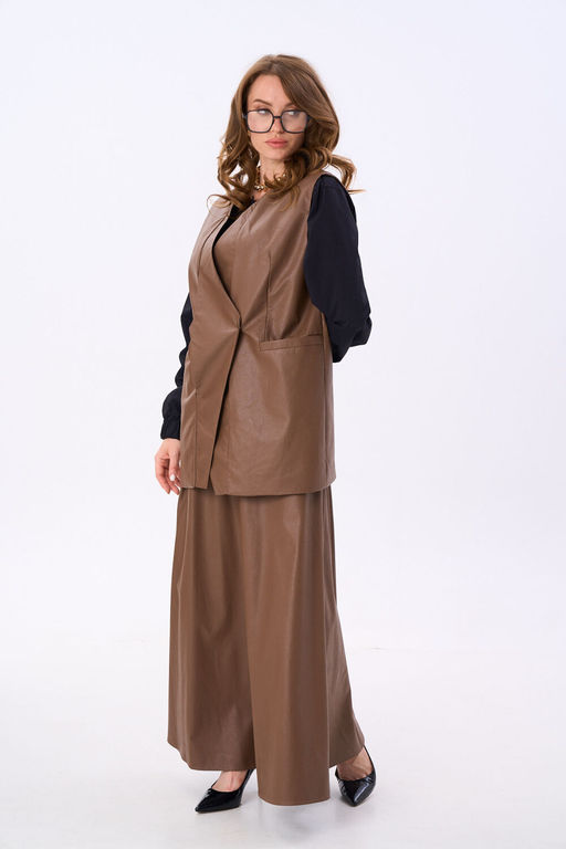 Жилет NIKVA н709-5 шоколад  фото 6