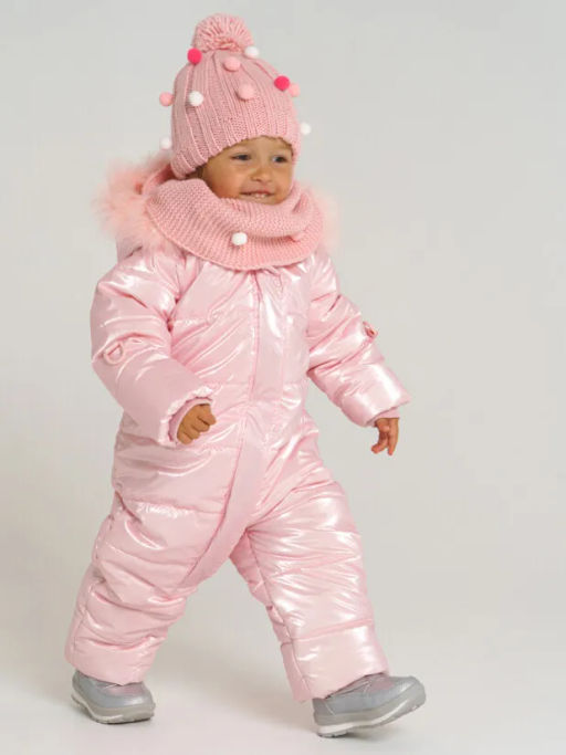 PlayToday / Комплект детский трикотажный для девочек: шапка, снуд  фото 3