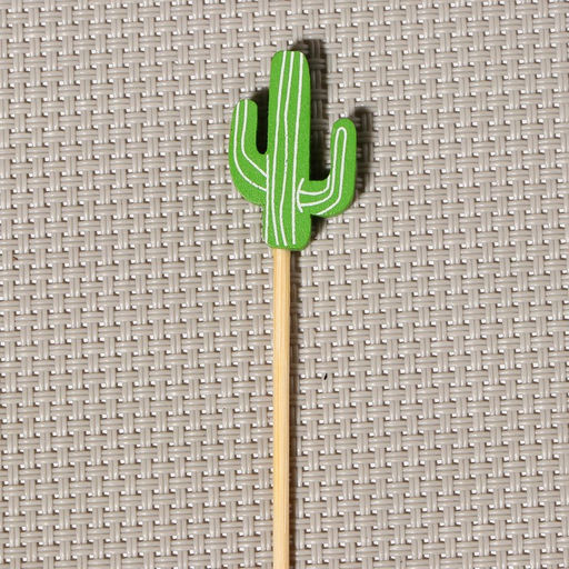 Шпажки Гладкий кактус,12 см, набор 25 шт - Доляна фото 2