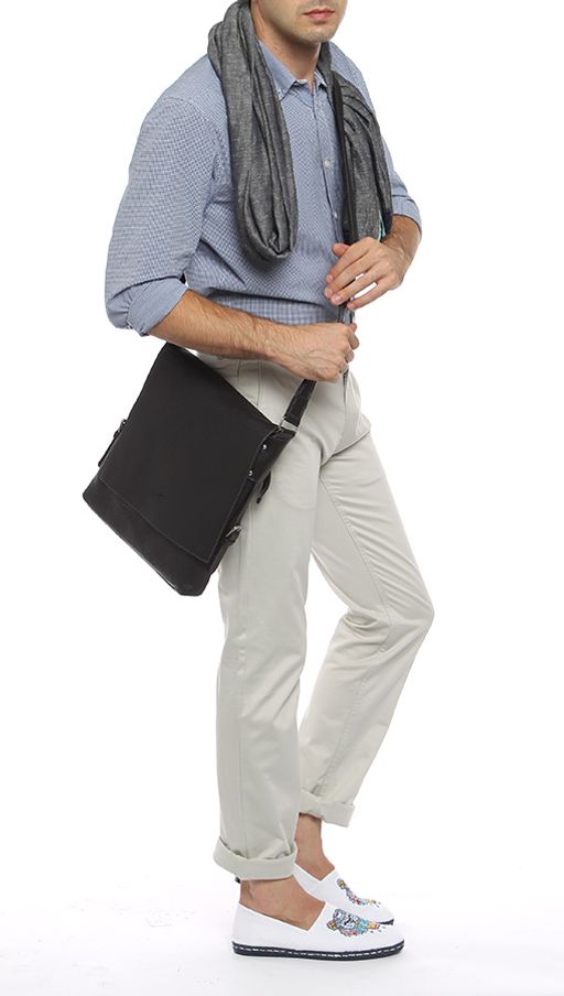 Мужская сумка через плечо GERARD HENON Артикул 875955, черный  фото 2