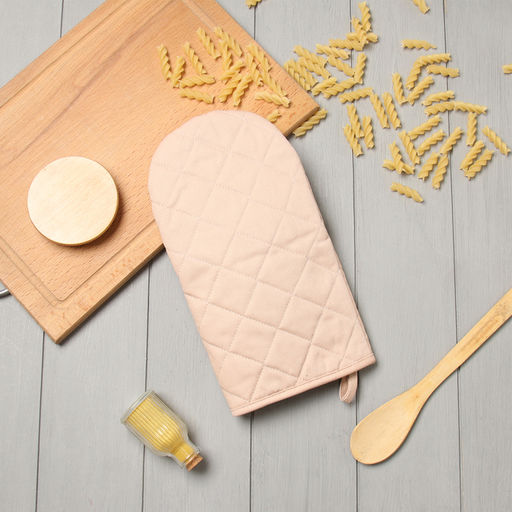 Варежка-прихватка Этель Kitchen цв.бежевый, 15х28см,саржа, 100% х/л  фото 5