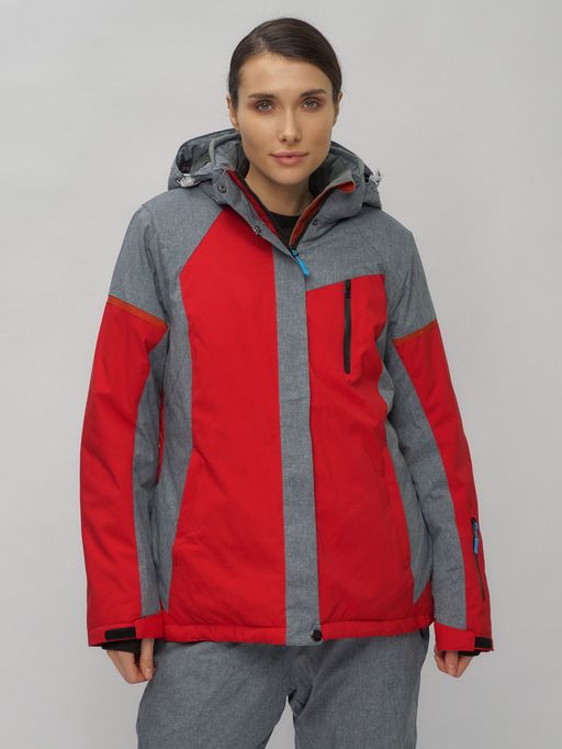 Горнолыжный костюм женский большого размера красного цвета 02272-3Kr - Chunmai фото 8