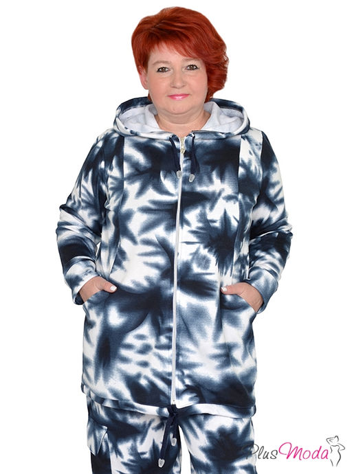 Толстовка Модель №1537 размеры 44-84 - Plusmoda фото 2