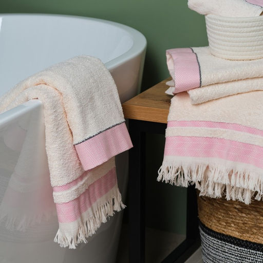 Полотенце махровое Love Life «Бриз» 30×50 см, розовый