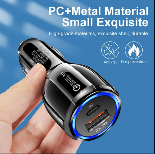 Адаптер для авто 5V 2x3.0A