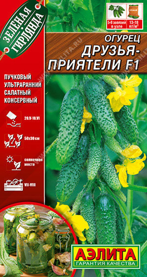 0658A Огурец Друзья-приятели F1 10шт