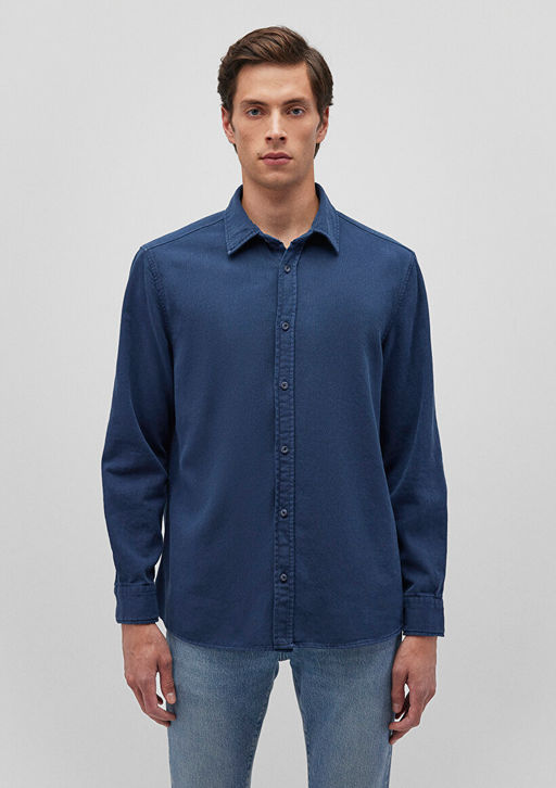 Lacivert Gomlek - Mavi фото 3