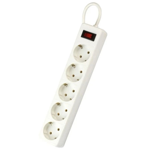 Цена за 2 шт. Сетевой фильтр Smartbuy SBSP-30-W, 5 розеток, 2200 Вт, 3 м, белый