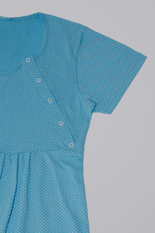 Арт. 2607 Ночная сорочка с кор. рукавом Цвет:ассорти - Калинка фото 4