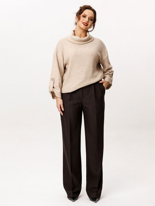 Брюки Liona Style 965 горький шоколад