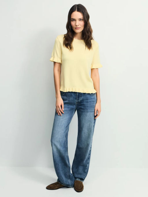 Джемпер с коротким рукавом из вискозы / Zarina