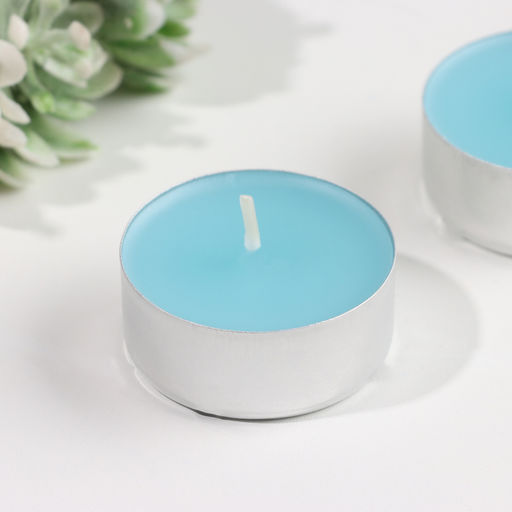 Цена за 2 шт. Набор чайных свечей ароматических "Горный воздух", 3,8х1,6 см, 3,5 ч, 12 г, 6 штук