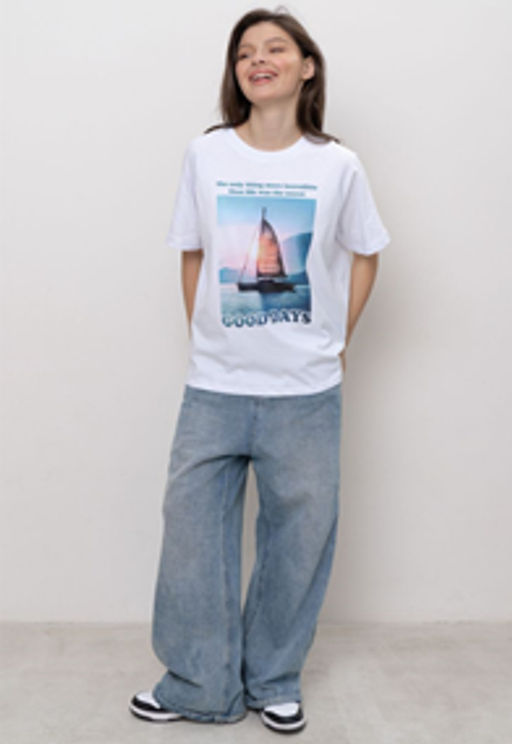 ФУТБОЛКА ЖЕНСКАЯ арт. 1900W-20322.2F-921.1331 - Almando melado фото 4