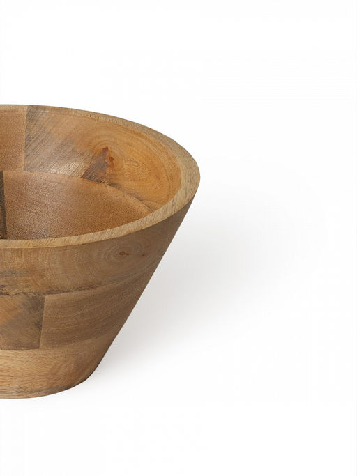 Тарелка деревянная D20 бежевый дерево акации - Denastia фото 2