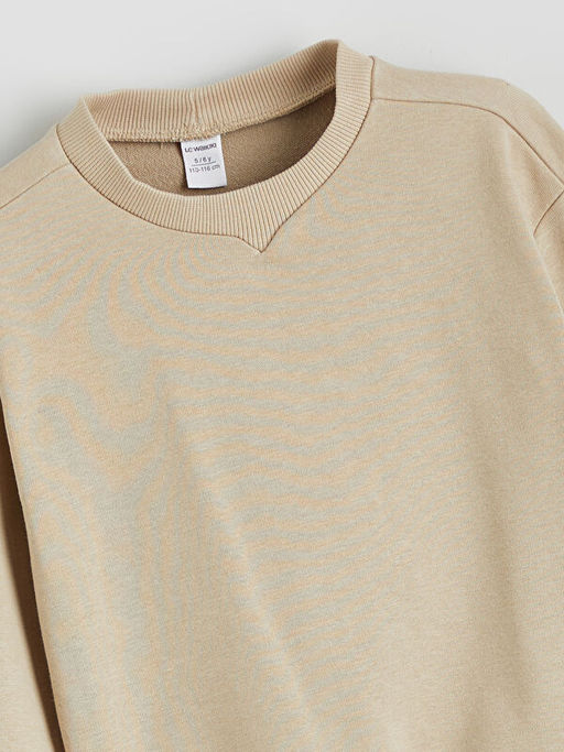 Bisiklet Yaka Erkek ?ocuk Kal?n Sweatshirt