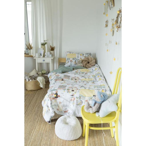 Постельное бельё 1.5-спальное «Этель» Fantastic town, бязь