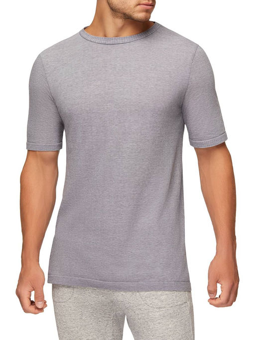 TEKSA Футболка мужская MSS 002 (в коробке) white-grey