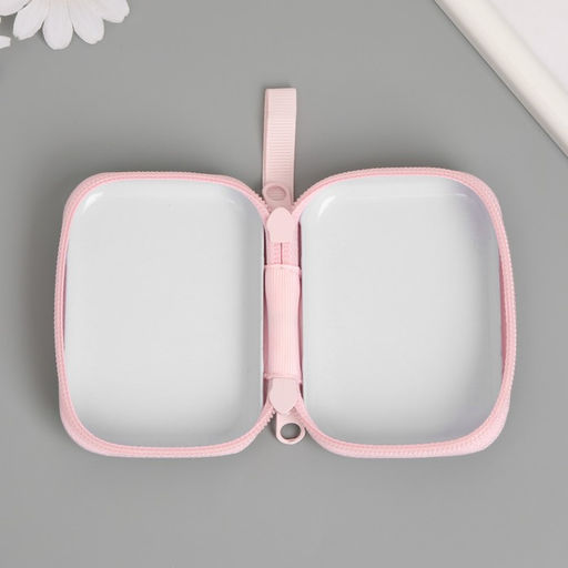 Шкатулка для хранения мелочей, украшений «Фруктовый Мяу», металл, на молнии, 9×6.5×3.3 см, МИКС