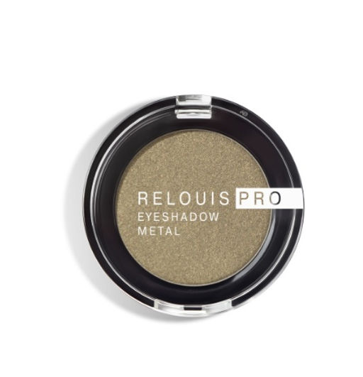 RELOUIS Тени "Pro Eyeshadow Metal" тон 61 olive khaki