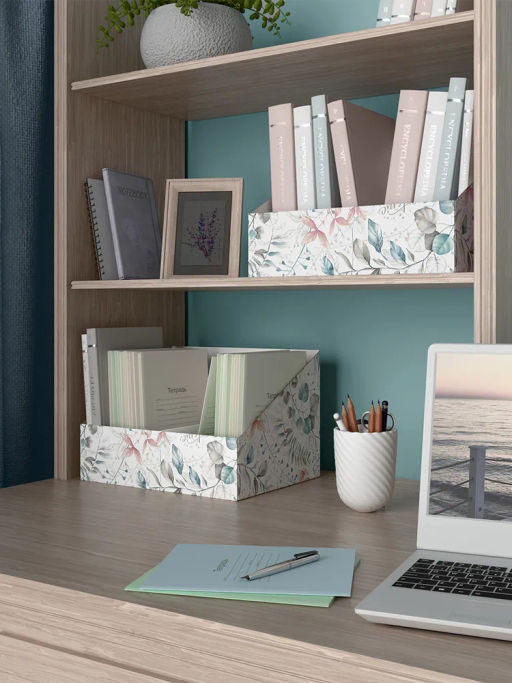 VAL BT-VP-300 Лоток - органайзер для бумаг, 30*23*20 см., набор 2 шт., BOTANIC, шт