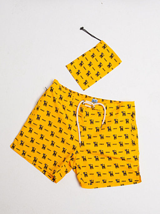 Шорты ЗАПОРОЖЕЦ Myau Aop YELLOW  фото 8