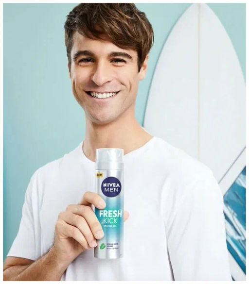 NIVEA FOR MEN д/бритья гель 200мл FRESH KICK
