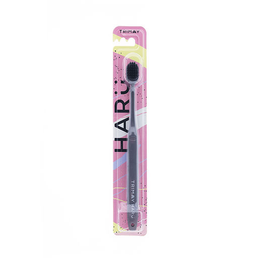 Зубная щетка с угольным напылением TRIMAY HARU Charcoal Toothbrush(1 шт)