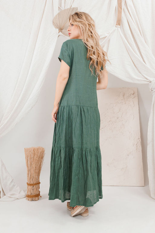 Платье AMORI 9670 изумруд  фото 2