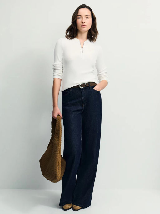 Джемпер на молнии из хлопка / Zarina