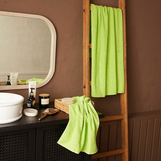 Полотенце махровое Экономь и Я 70*140 см, цв. зеленый, 100% хлопок, 320 гр/м2  фото 10