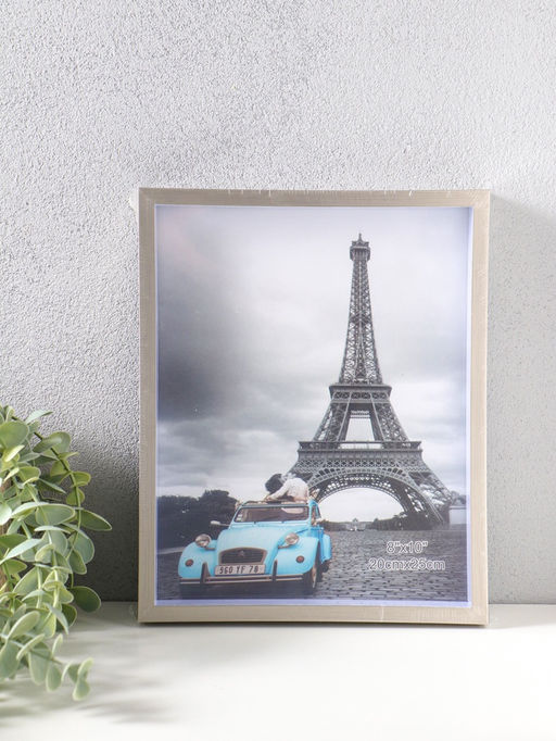 Фоторамка для фото 20×25 см «Ламберто», пластик, серебро с белым, 26×21×3.5 см