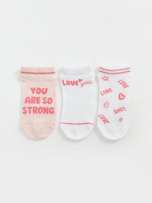 Desenli K?z ?ocuk Patik ?orap 5li - Waikiki фото 3