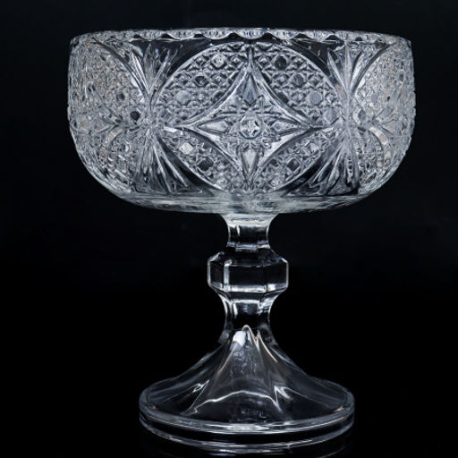 Ваза для сервировки 600 мл на ножке / W509/1 /уп 16/ Бабочка - ГалеонТрейд фото 4